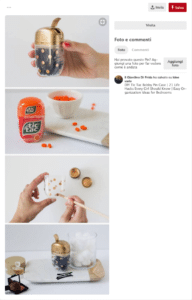 acconut pinterest - esempio pin