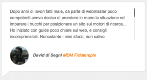 corso seo testimonianza 1
